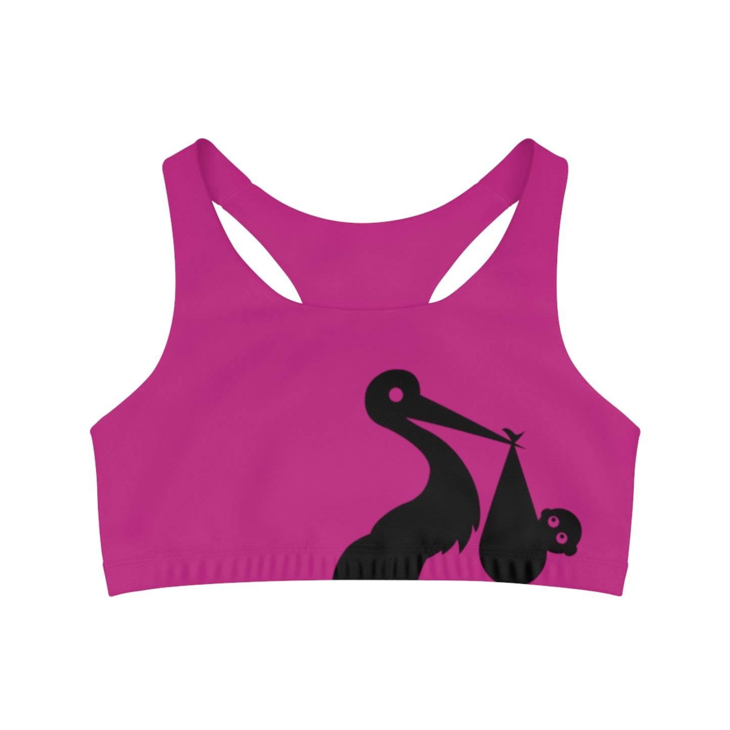 GRUMONH Seamless Sports Bra Pink