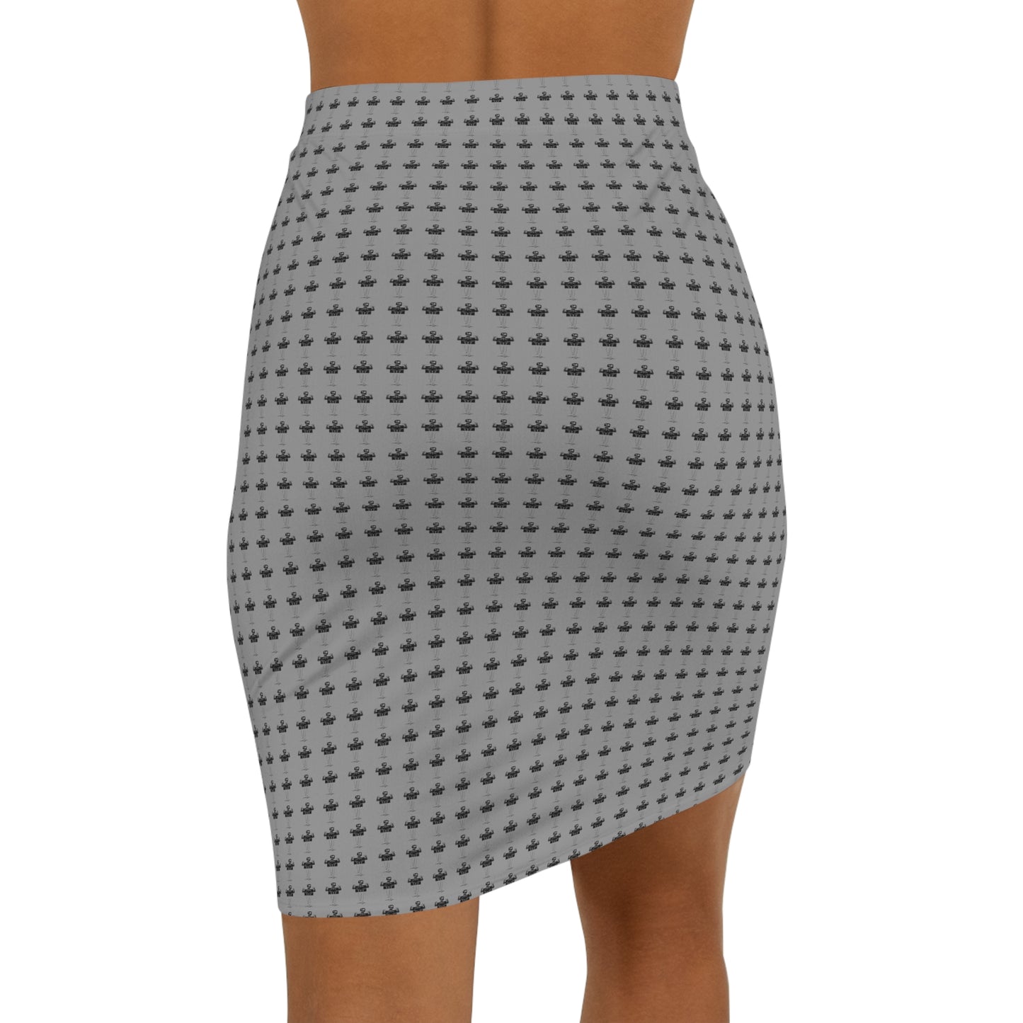 OWN MAN Women's Mini Skirt Grey