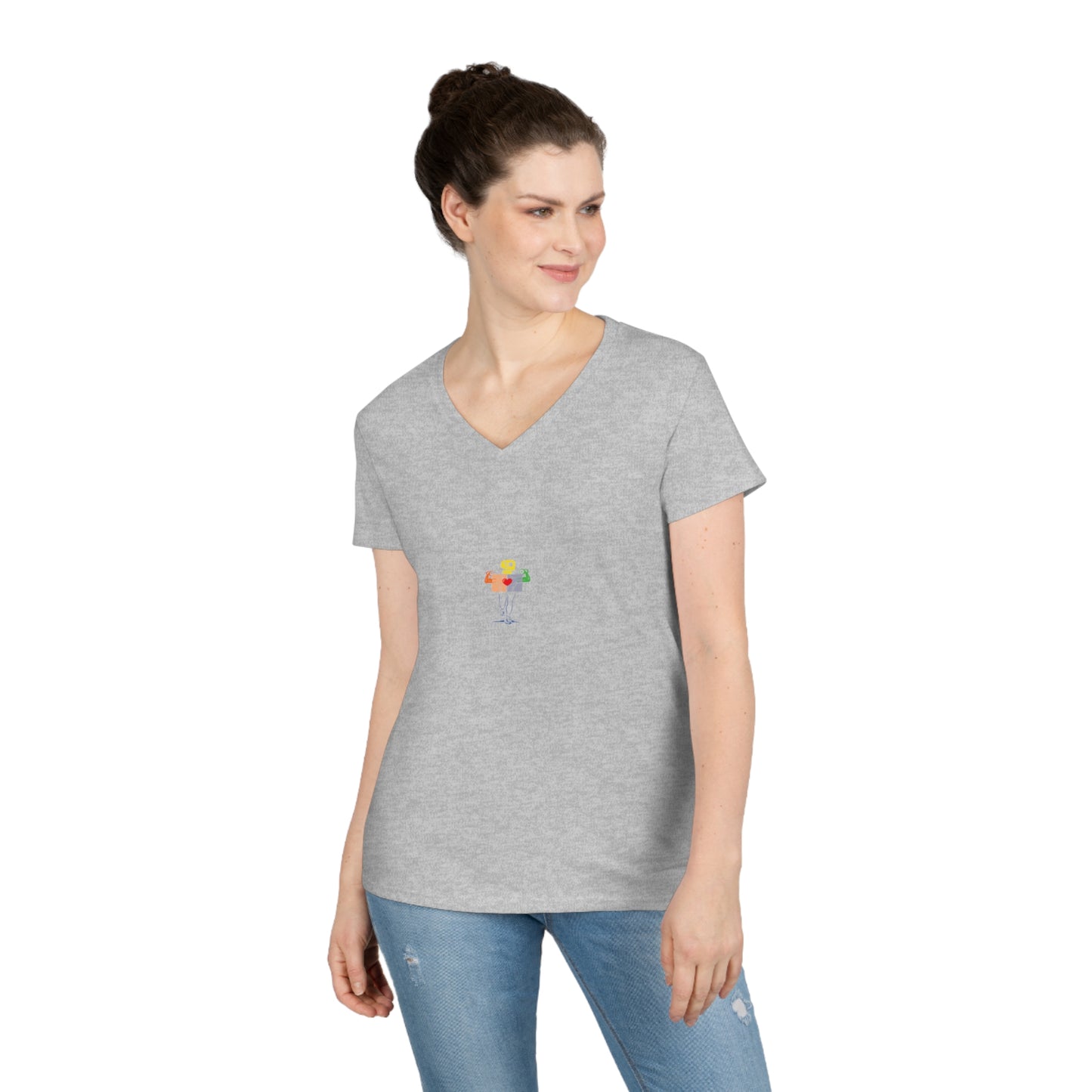 OWN MAN Women’s V-Neck T-Shirt