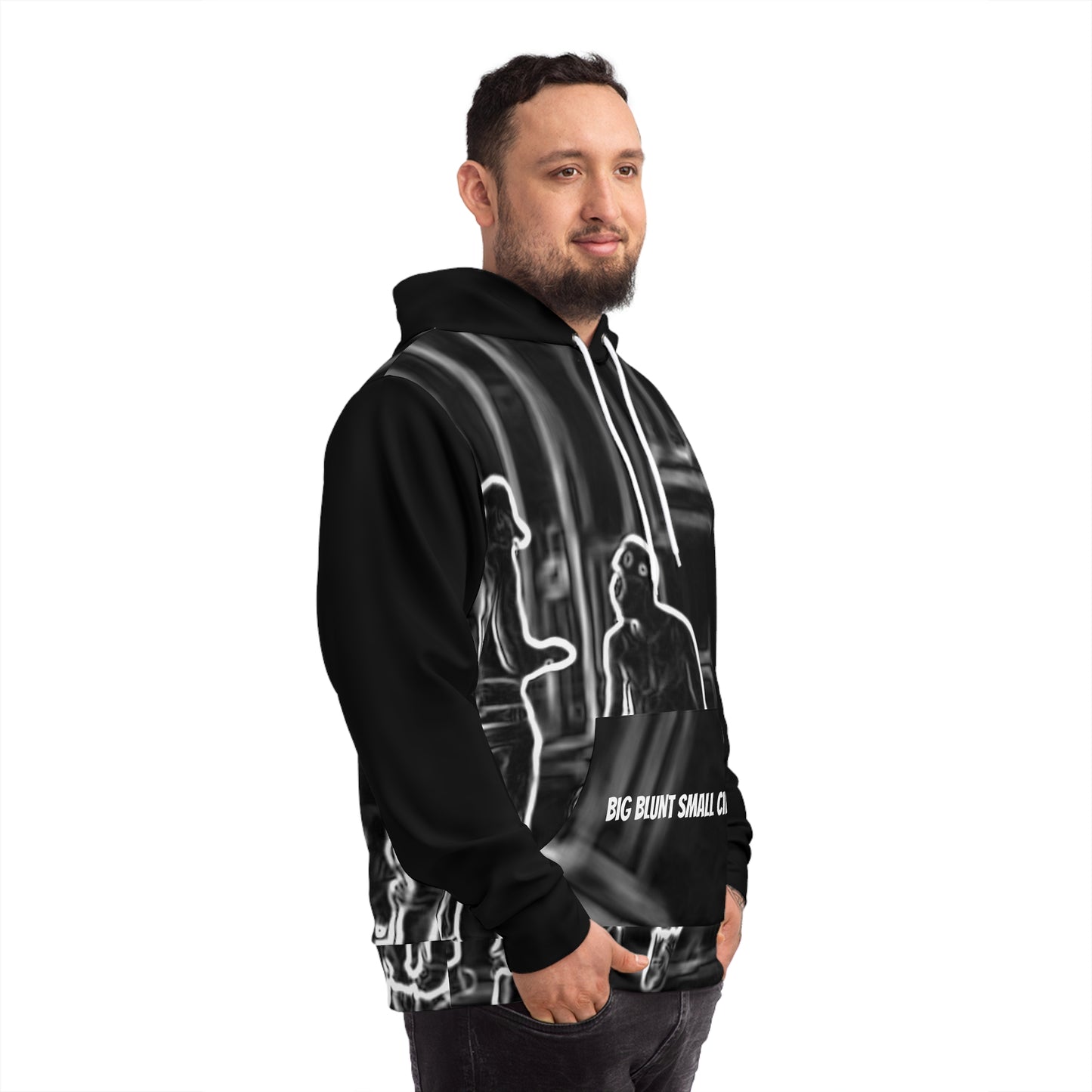 BIG BLUNT SMALL CIRCLE - Unisex Heavy Blend™ Hooded Sweatshirt