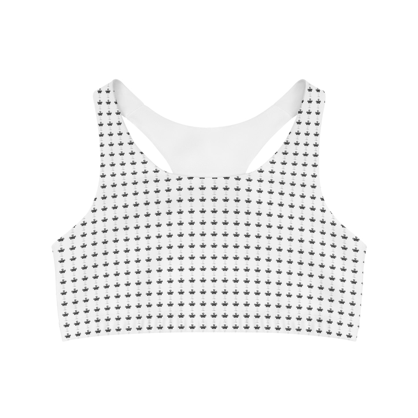 OWN MAN Seamless Sports Bra White