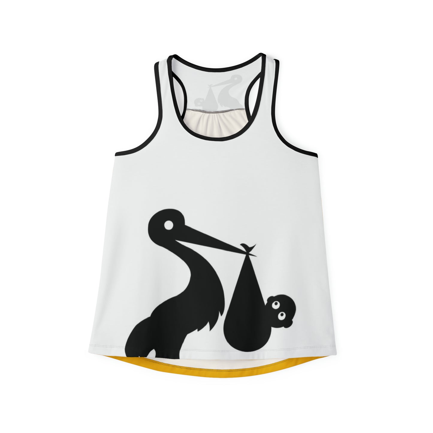 GRUMONH Women's Tank Top Yellow back