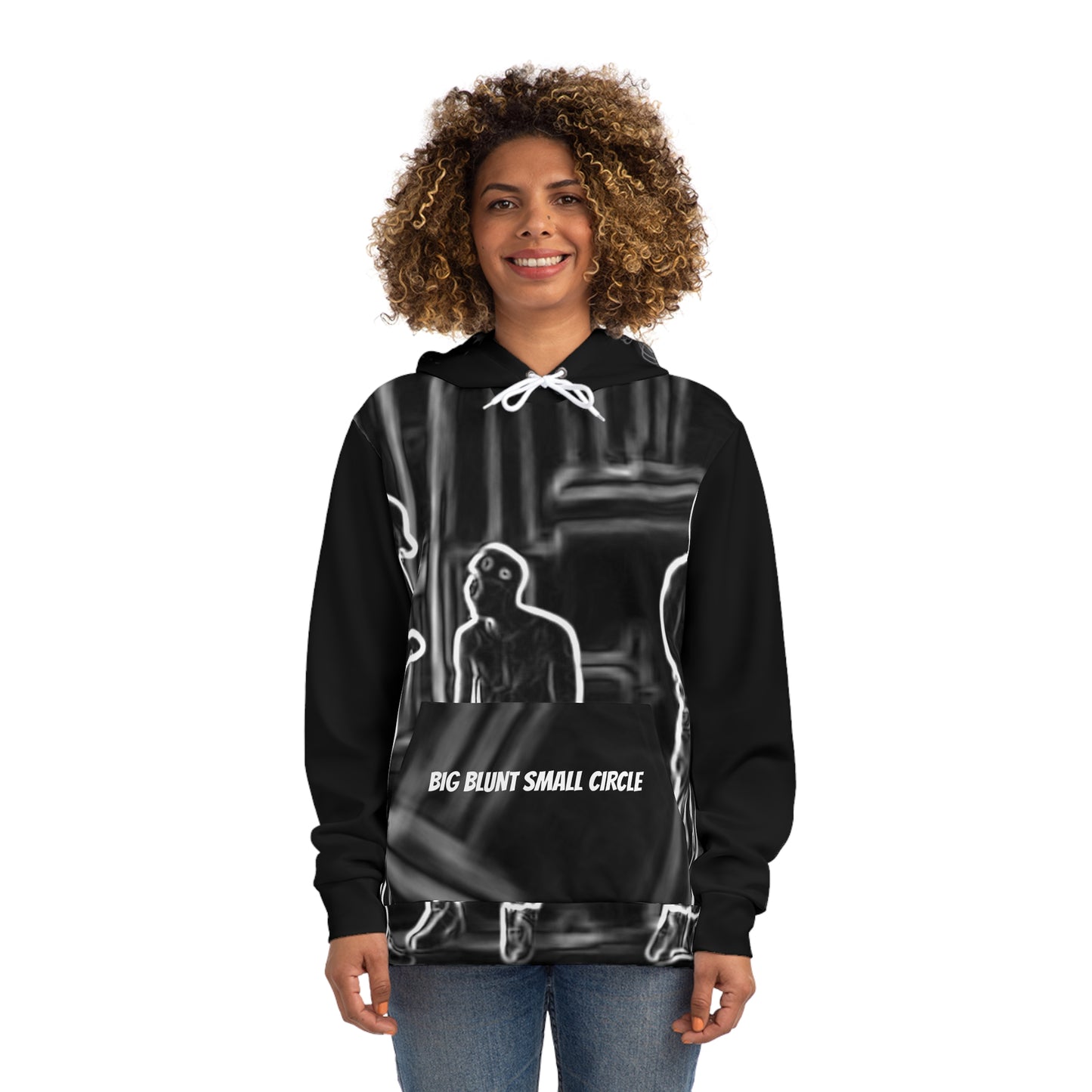 BIG BLUNT SMALL CIRCLE - Unisex Heavy Blend™ Hooded Sweatshirt