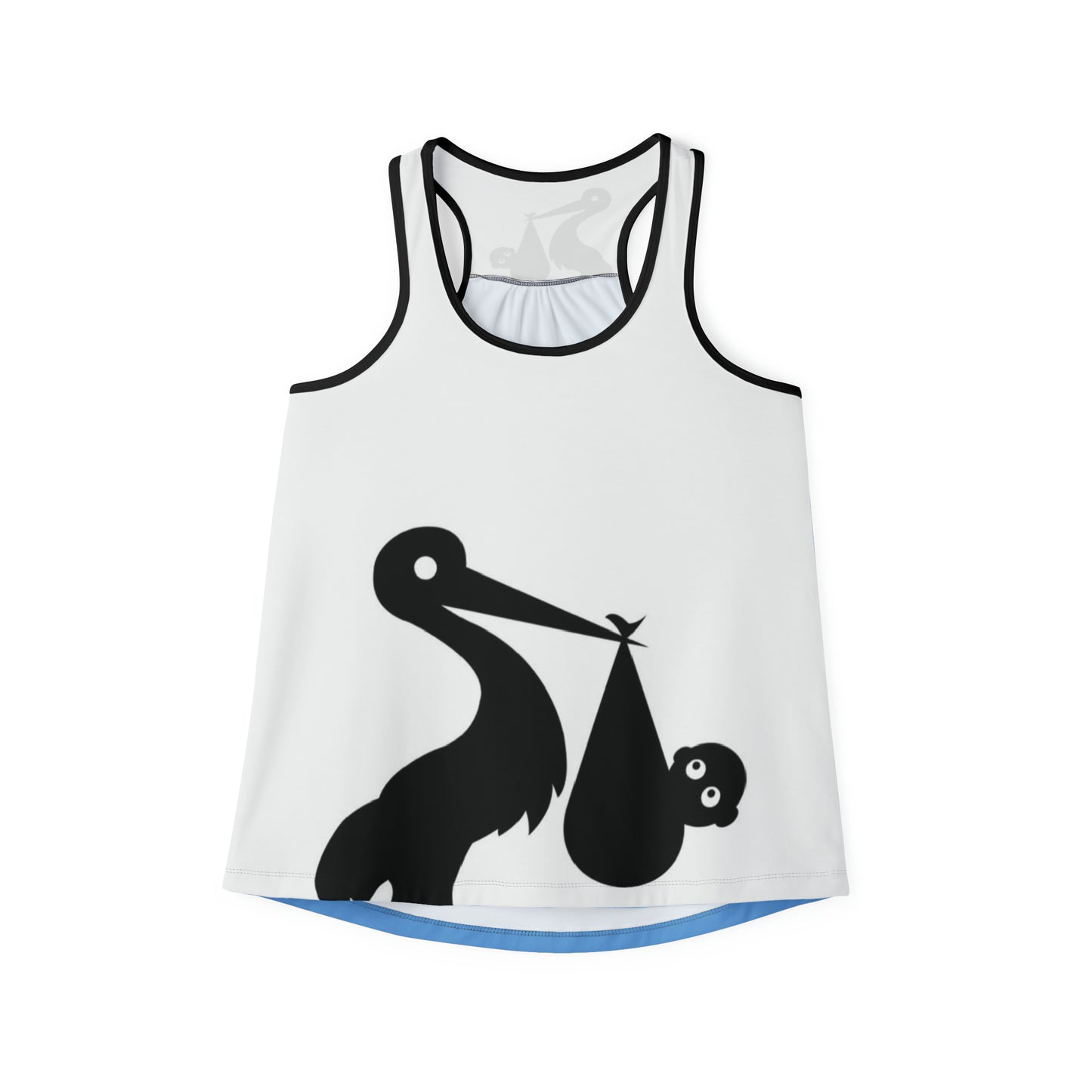 GRUMONH Women's Tank Top Sky Blue back