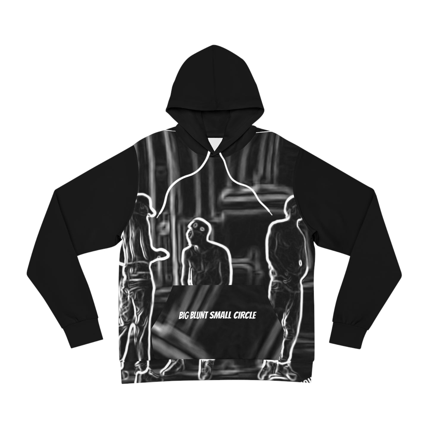 BIG BLUNT SMALL CIRCLE - Unisex Heavy Blend™ Hooded Sweatshirt