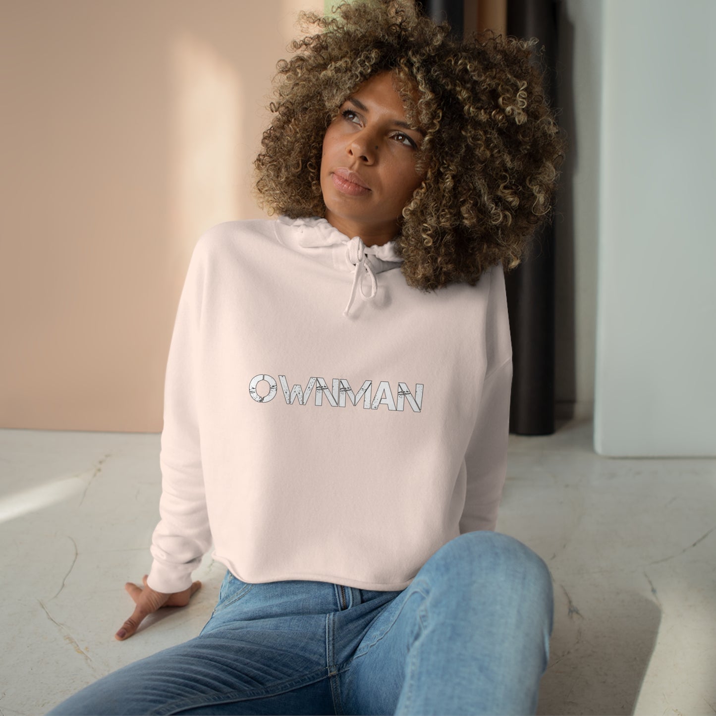 Women’s OWNMAN Crop Hoodie