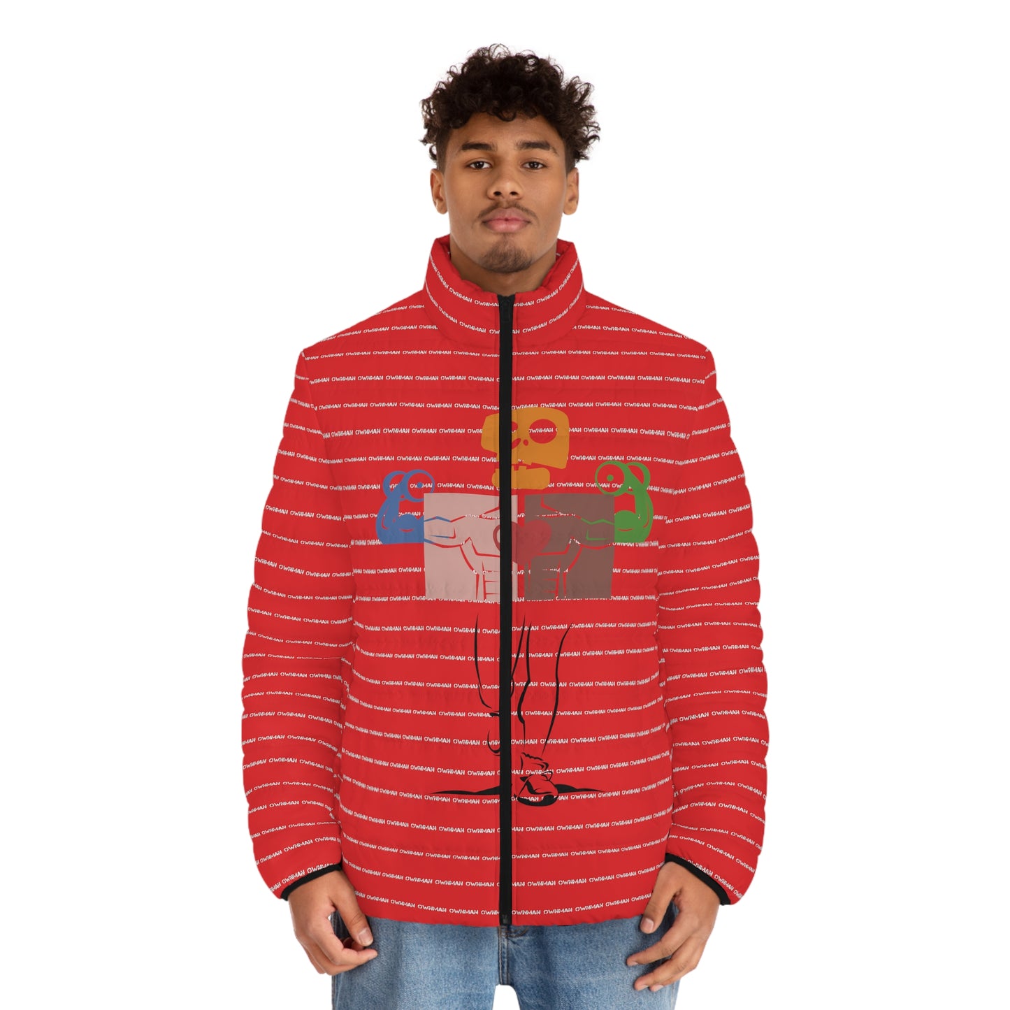 OWNMAN - Men's Puffer Jacket Red