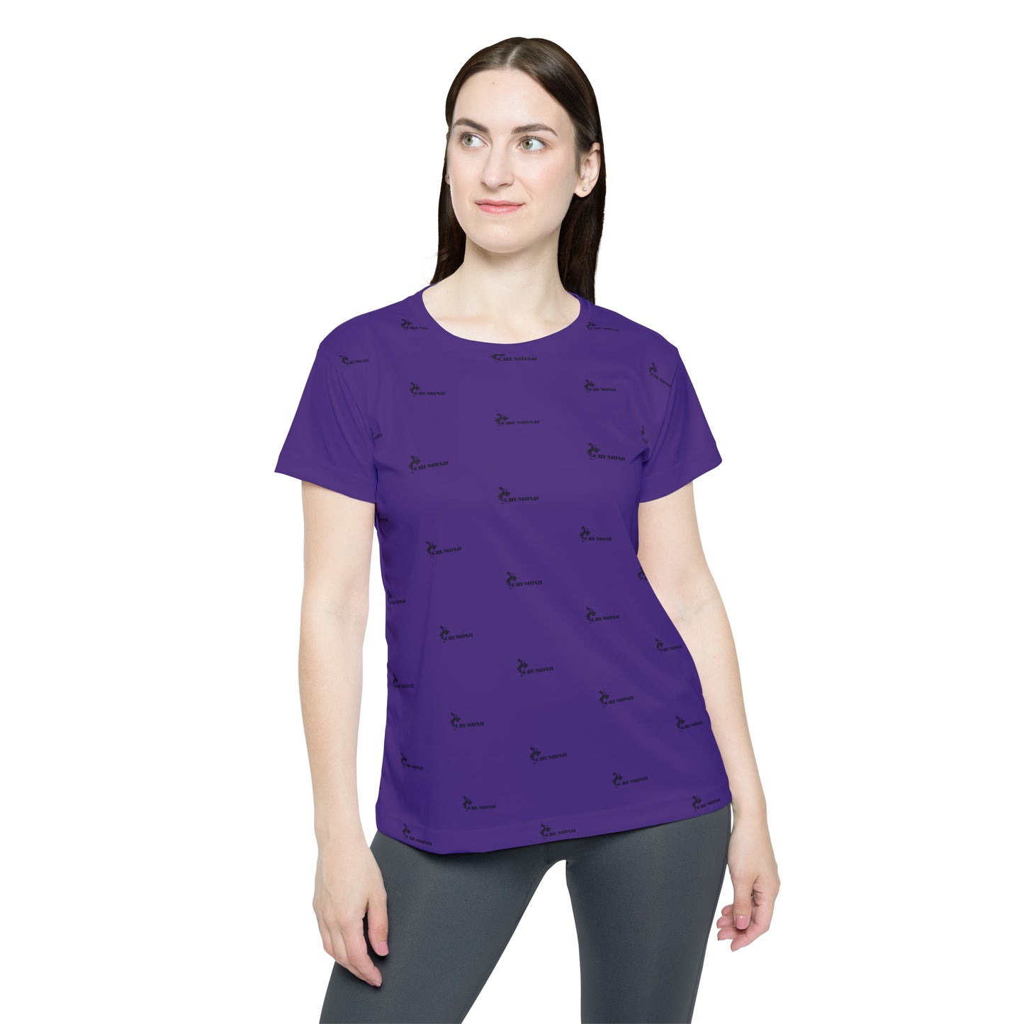 GRUMONH Women's Sports Jersey Purple