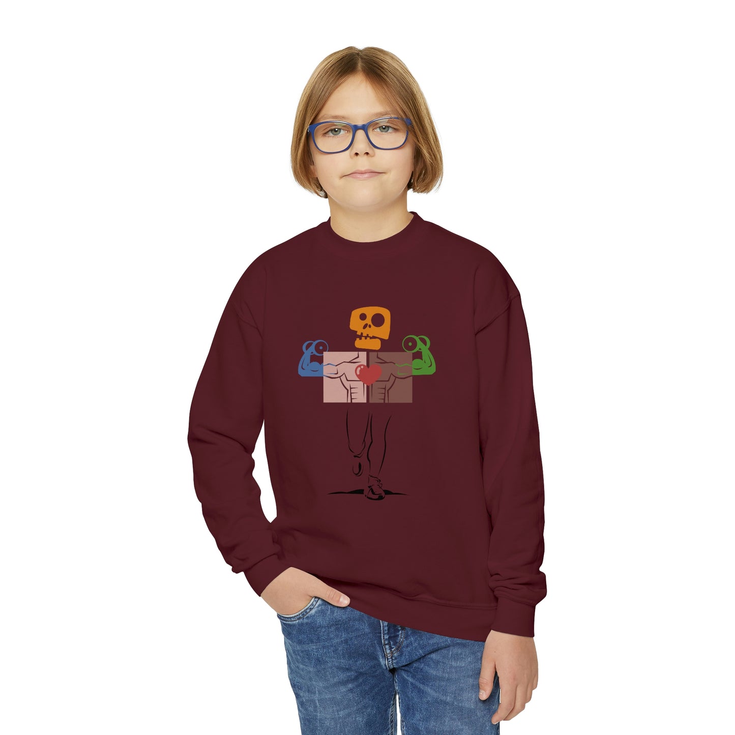 OWN MAN Youth Crewneck Sweatshirt