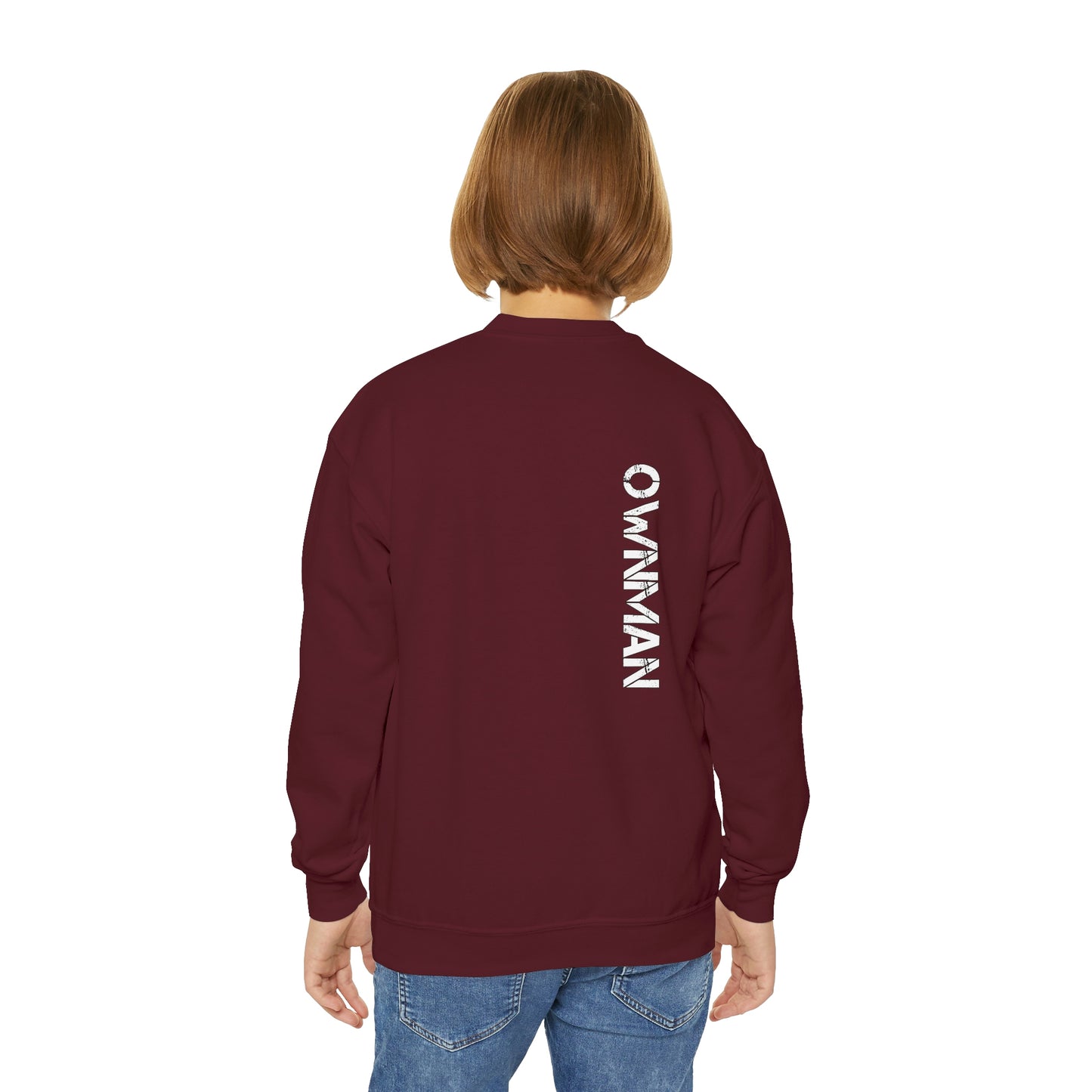 OWN MAN Youth Crewneck Sweatshirt