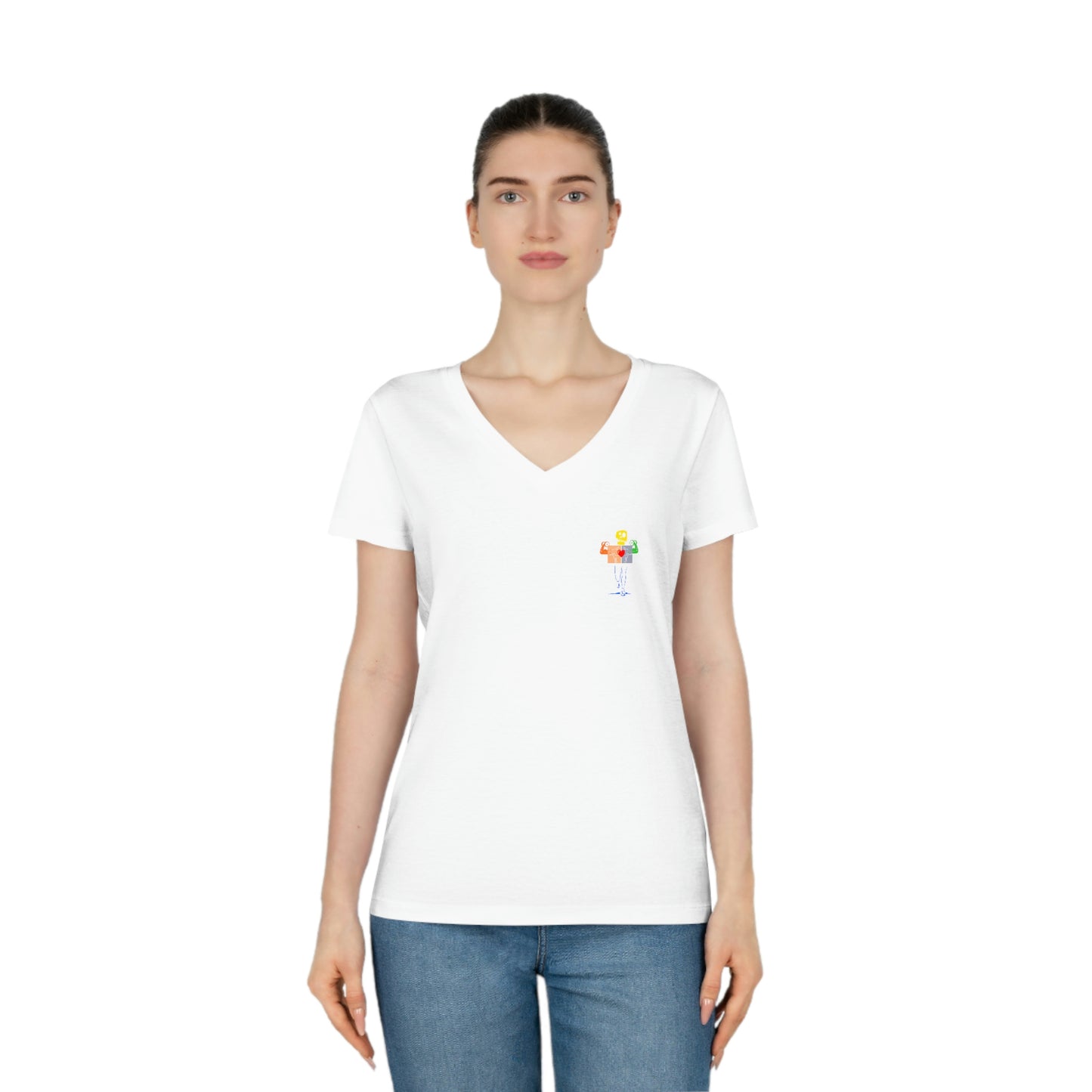 OWN MAN - Women's Evoker V-Neck T-Shirt