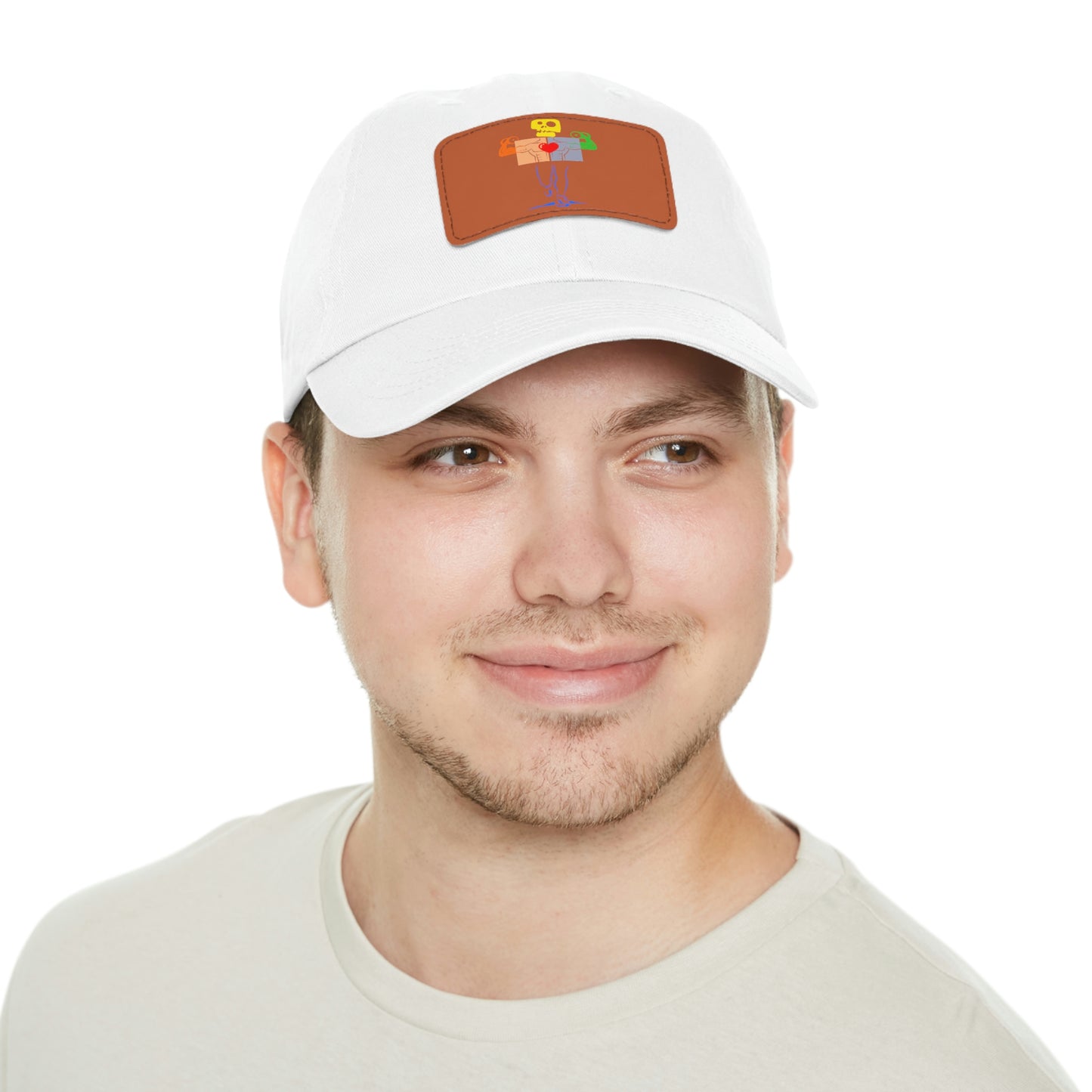 OWN MAN - Dad Hat with Leather Patch