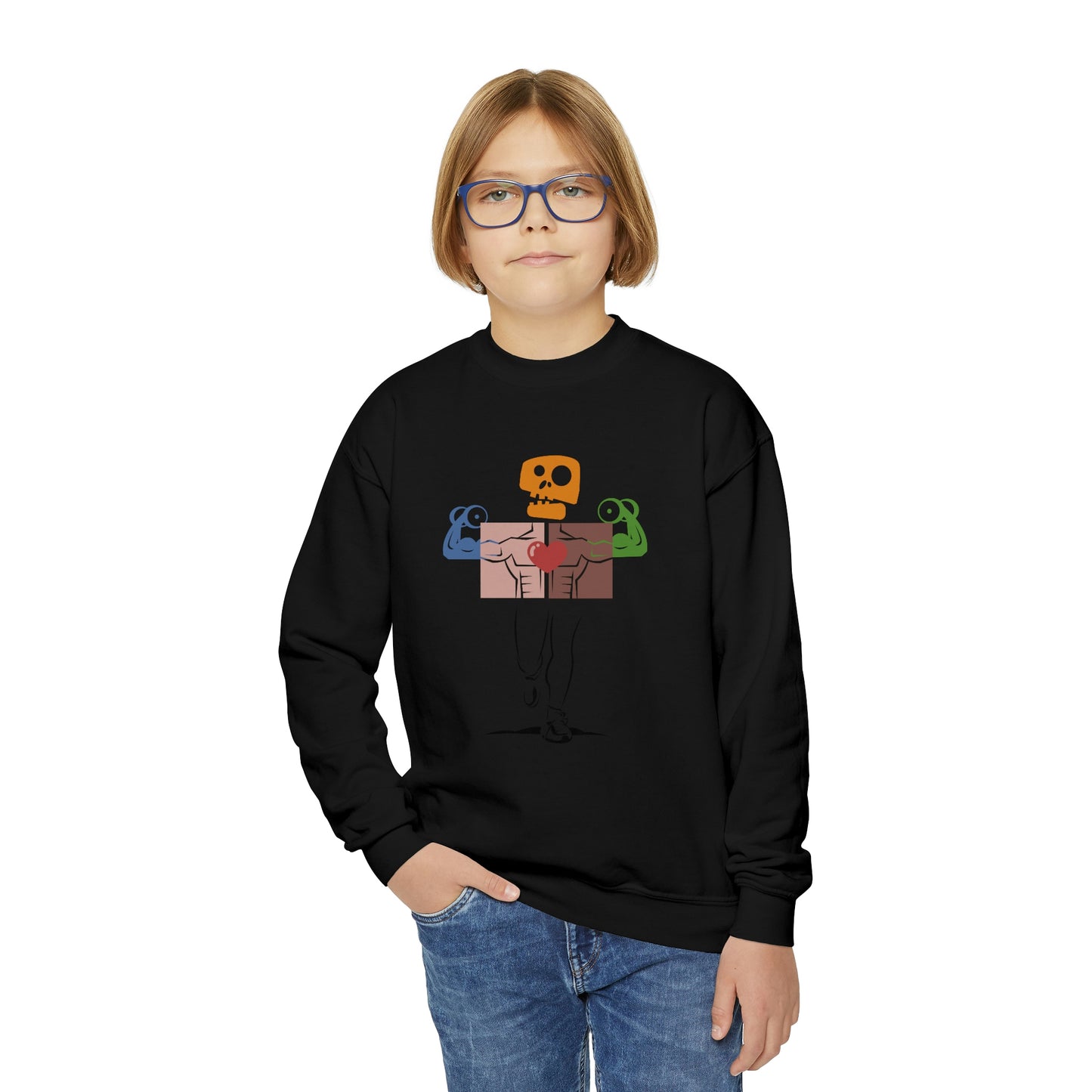OWN MAN Youth Crewneck Sweatshirt