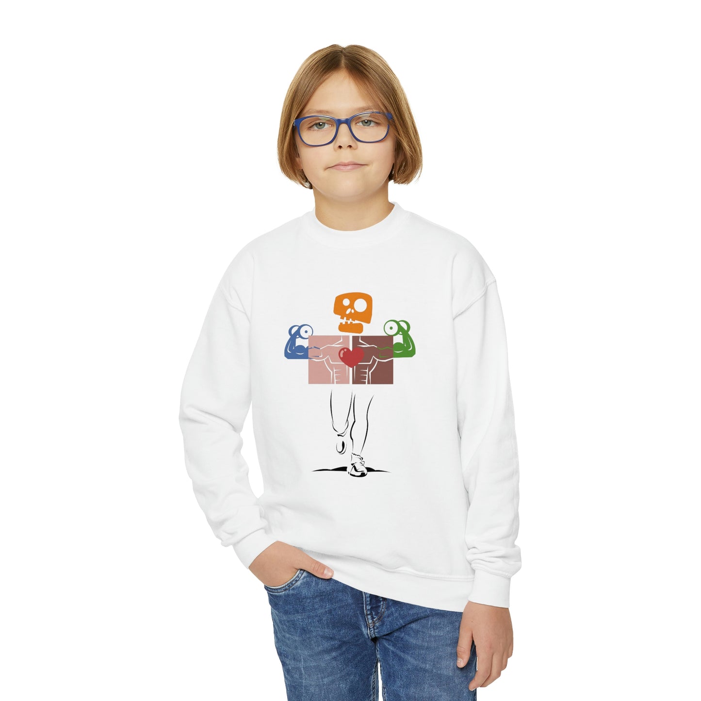 OWN MAN Youth Crewneck Sweatshirt