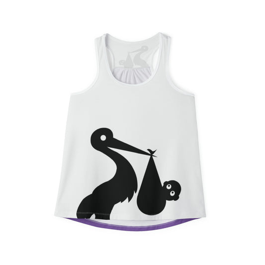 GRUMONH Women's Tank Top Purple back