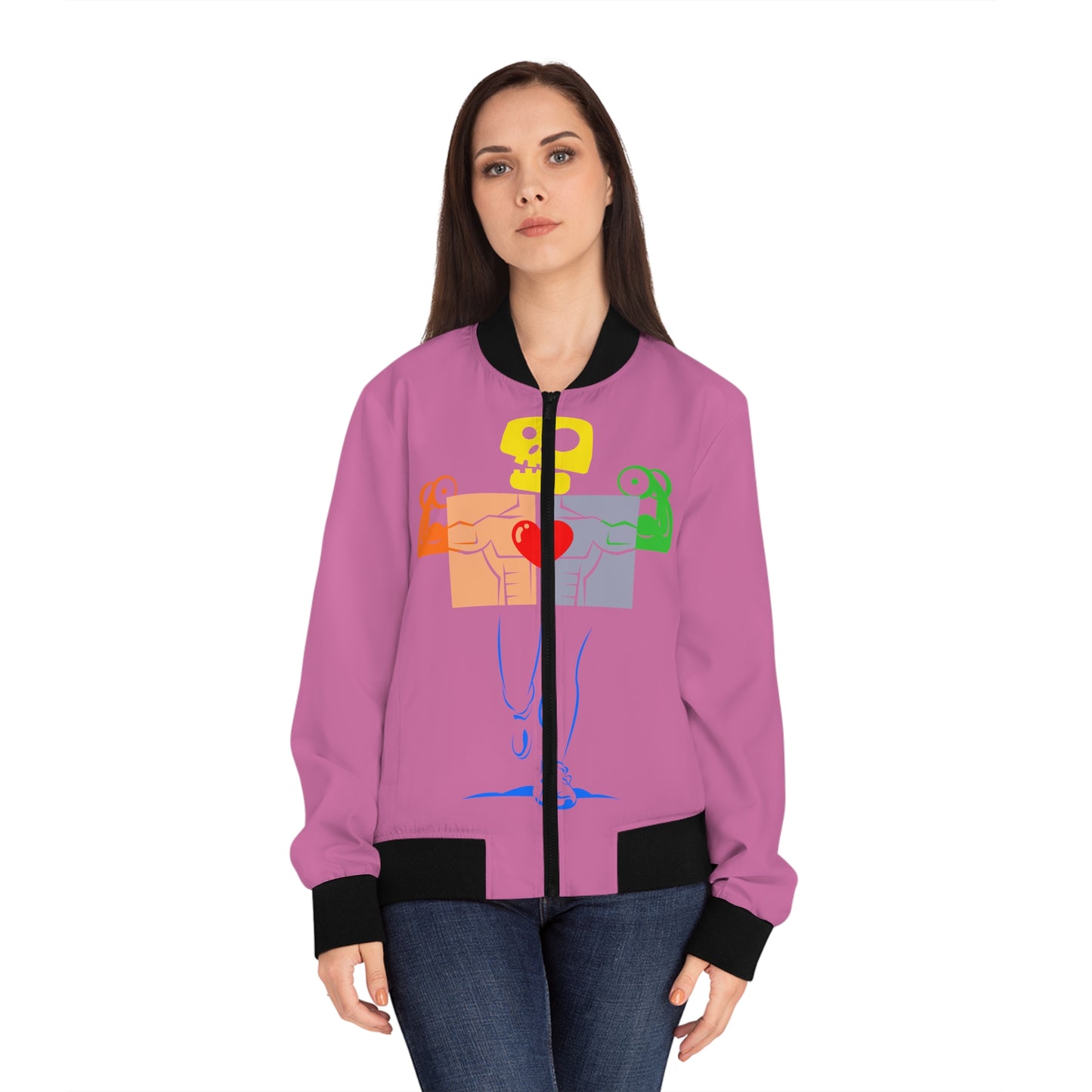 OWN MAN - Women's Bomber Jacket (AOP)