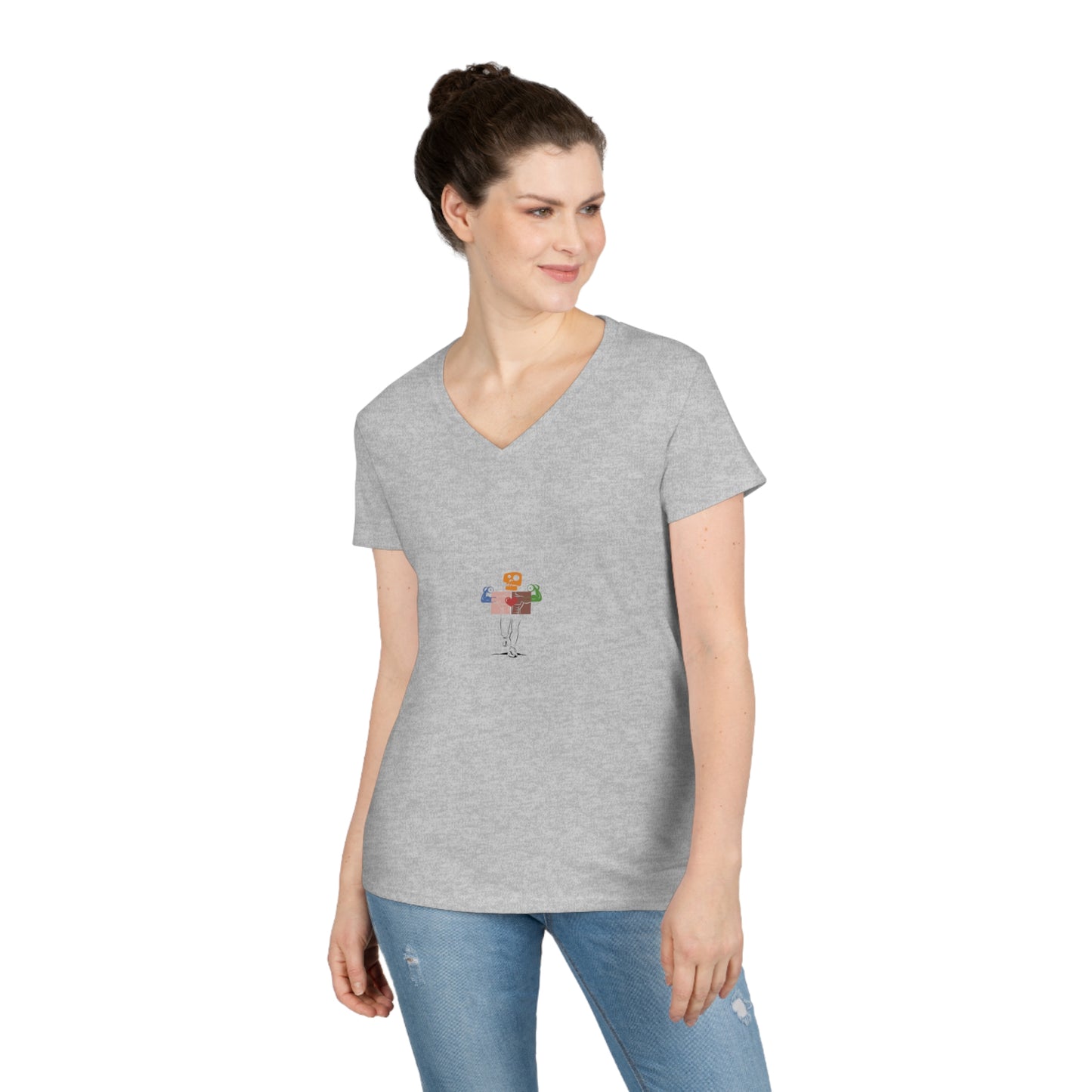 OWN MAN Women’s V-Neck T-Shirt