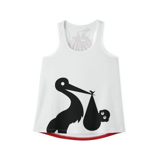 GRUMONH Women's Tank Top Red back