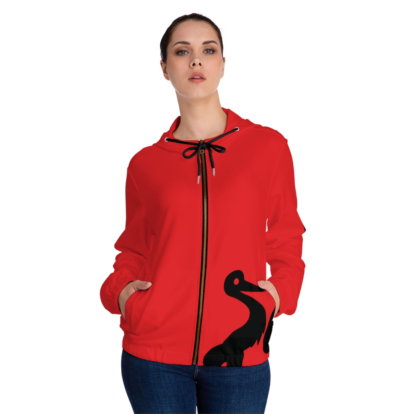 GRUMONH Women’s Full-Zip Hoodie (AOP)