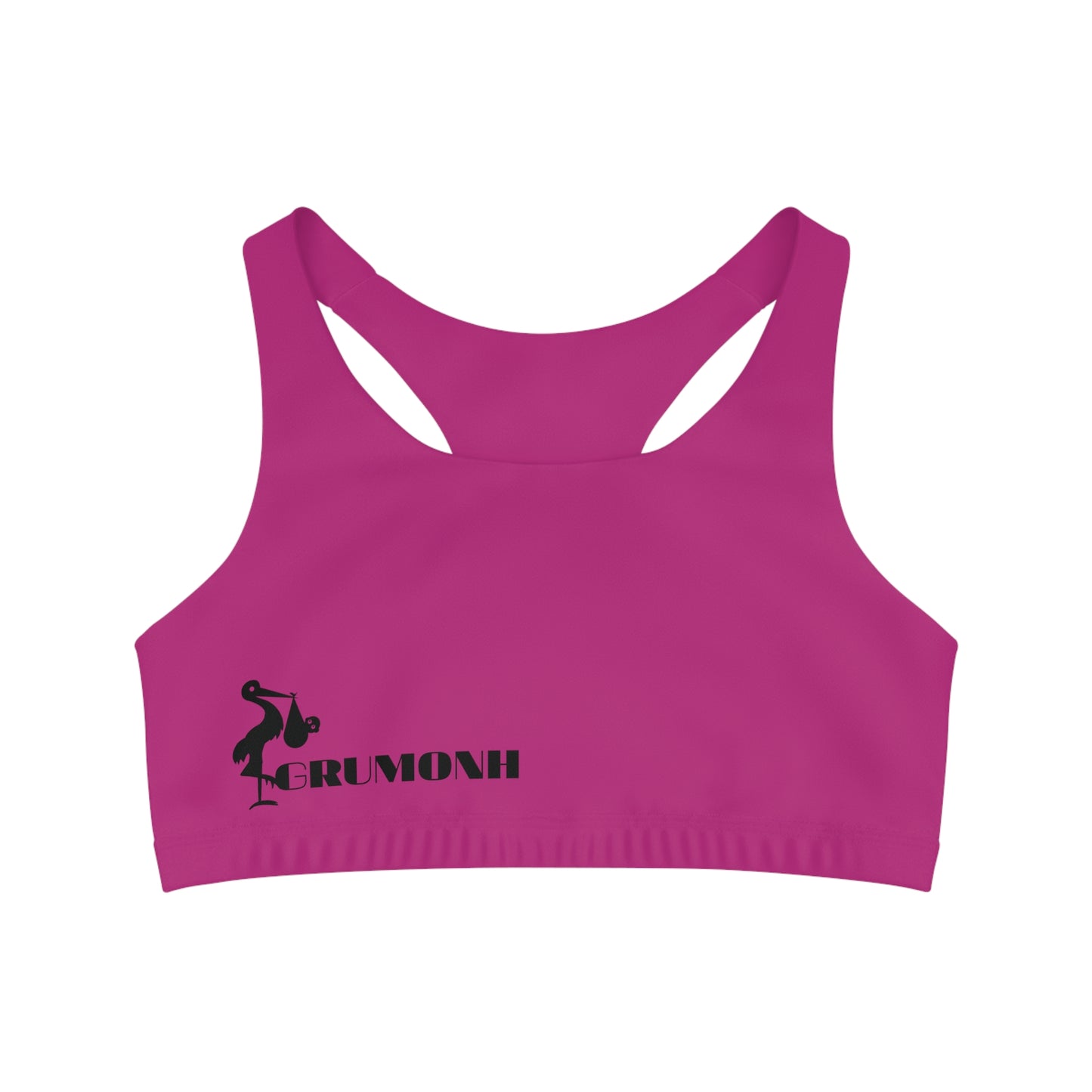 GRUMONH Seamless Sports Bra Pink