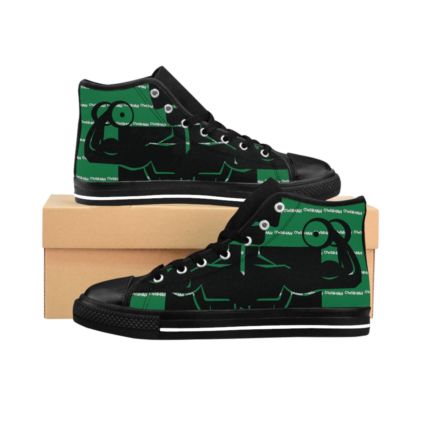 OWN MAN Men's Classic Sneakers Green