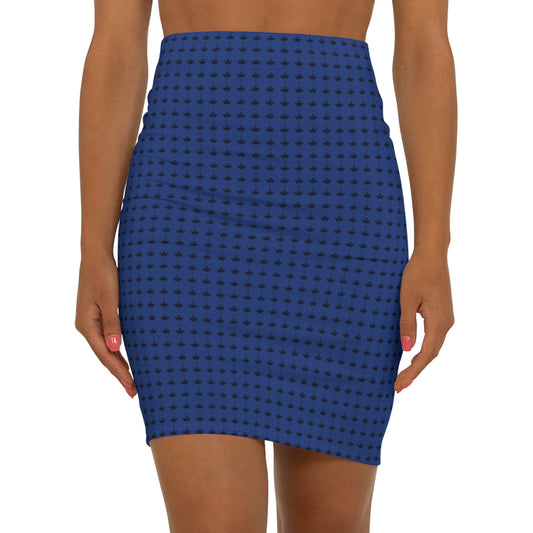 OWN MAN Women's Mini Skirt Blue