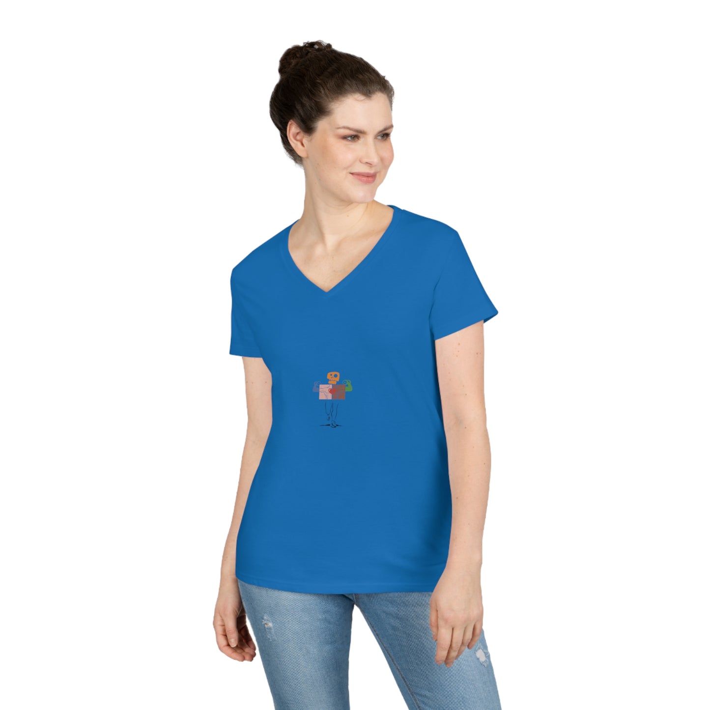 OWN MAN Women’s V-Neck T-Shirt