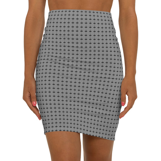 OWN MAN Women's Mini Skirt Grey