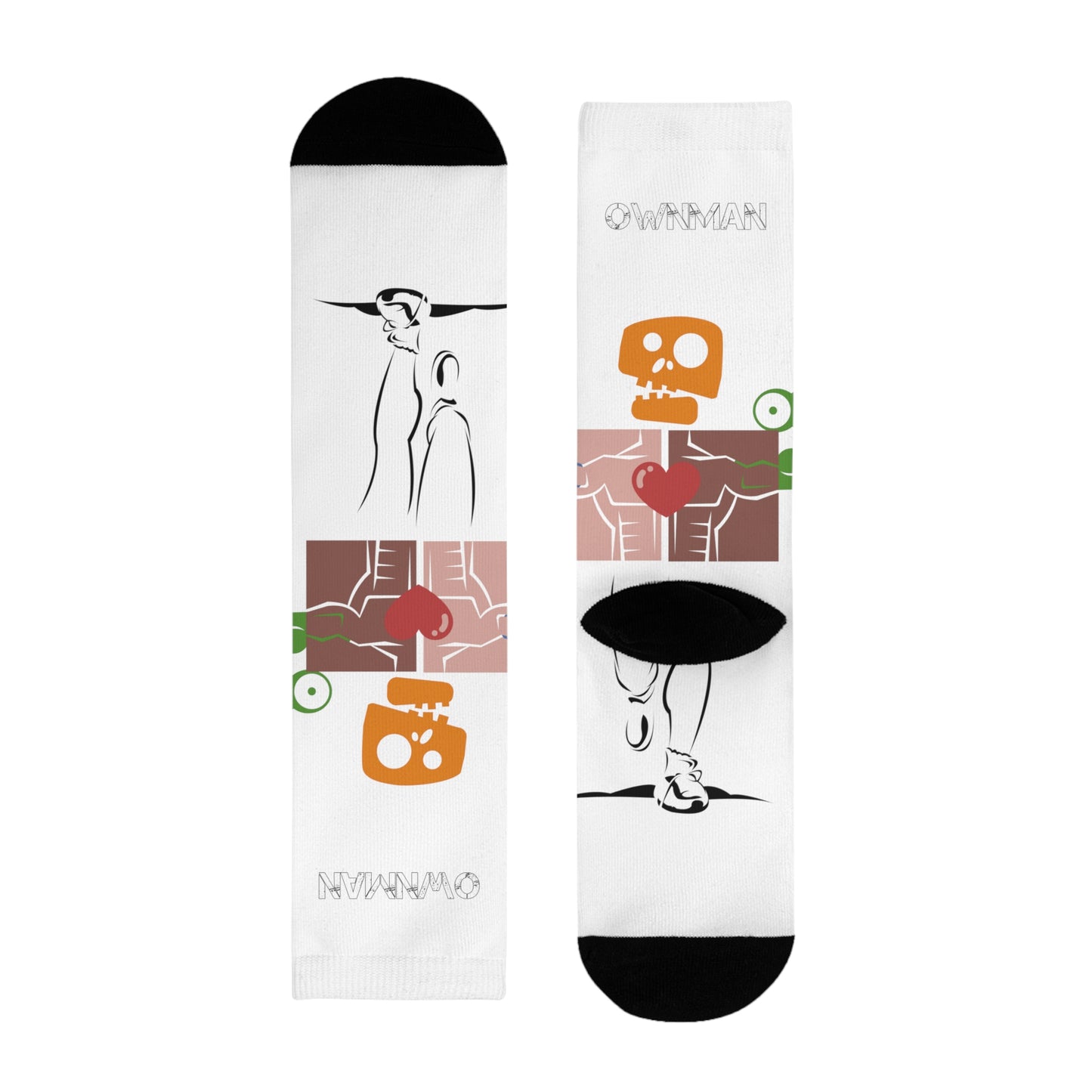 OWN MAN - Sublimation Crew Socks (EU)