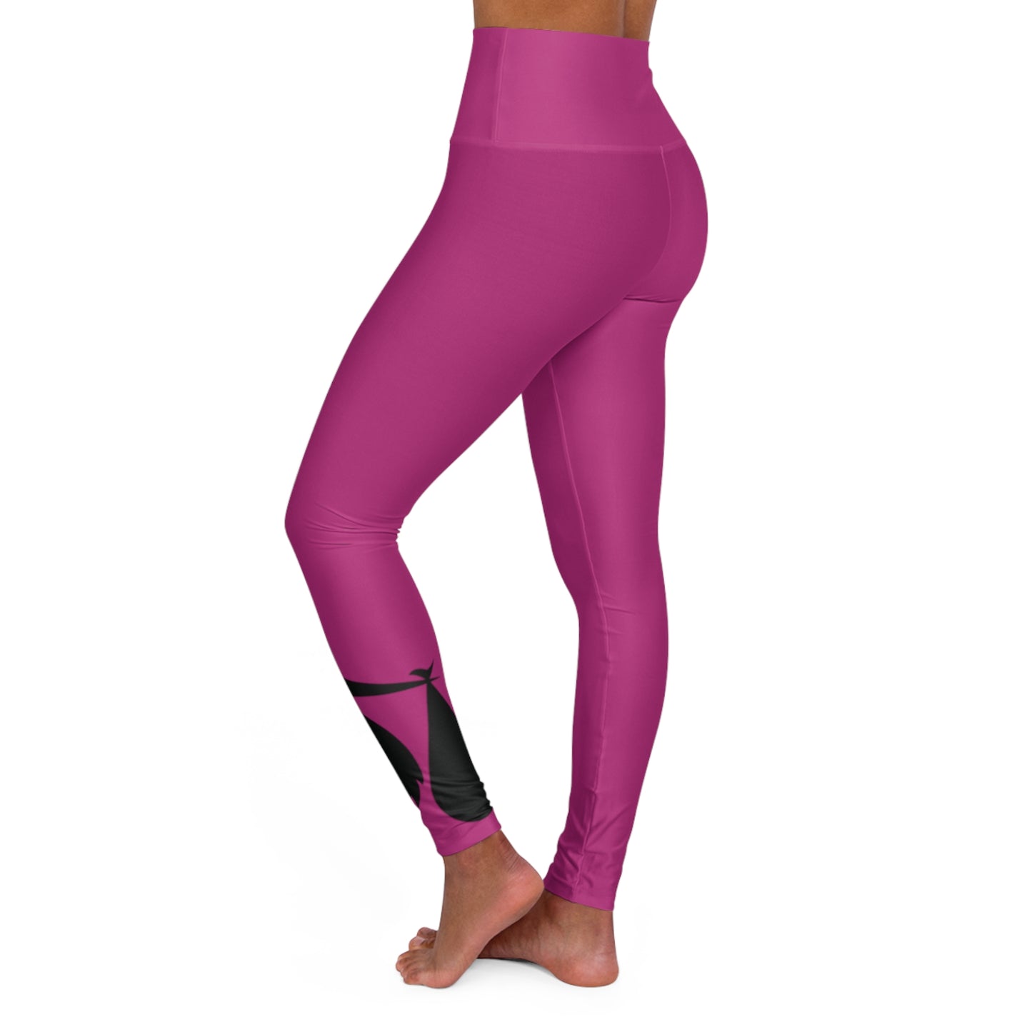 GRUMONH High Waisted Yoga Leggings Pink