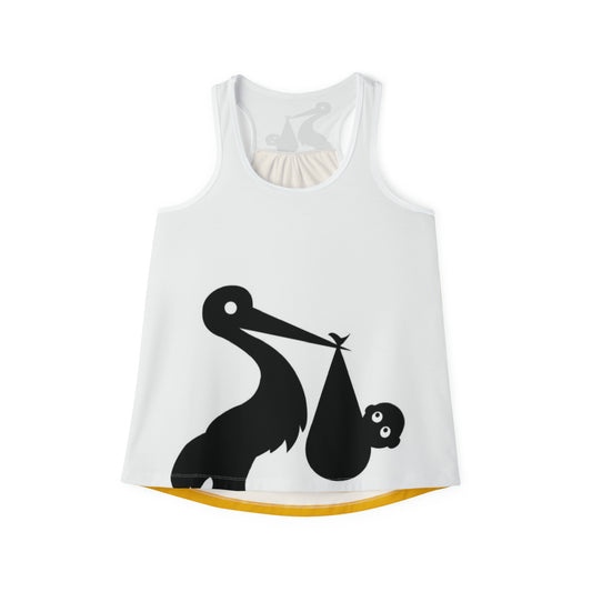 GRUMONH Women's Tank Top Yellow back