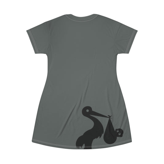 GRUMONH T-Shirt Dress Grey