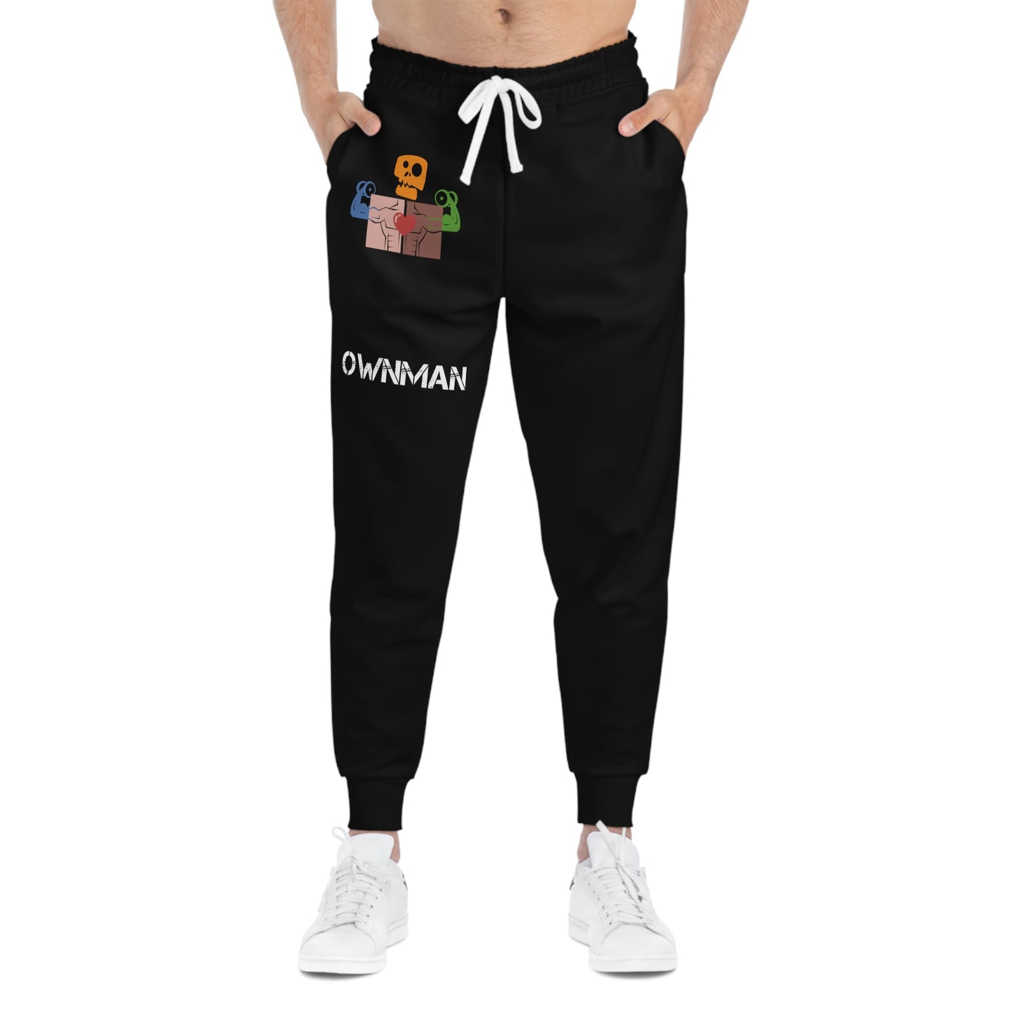 OWN MAN - Athletic Joggers Black