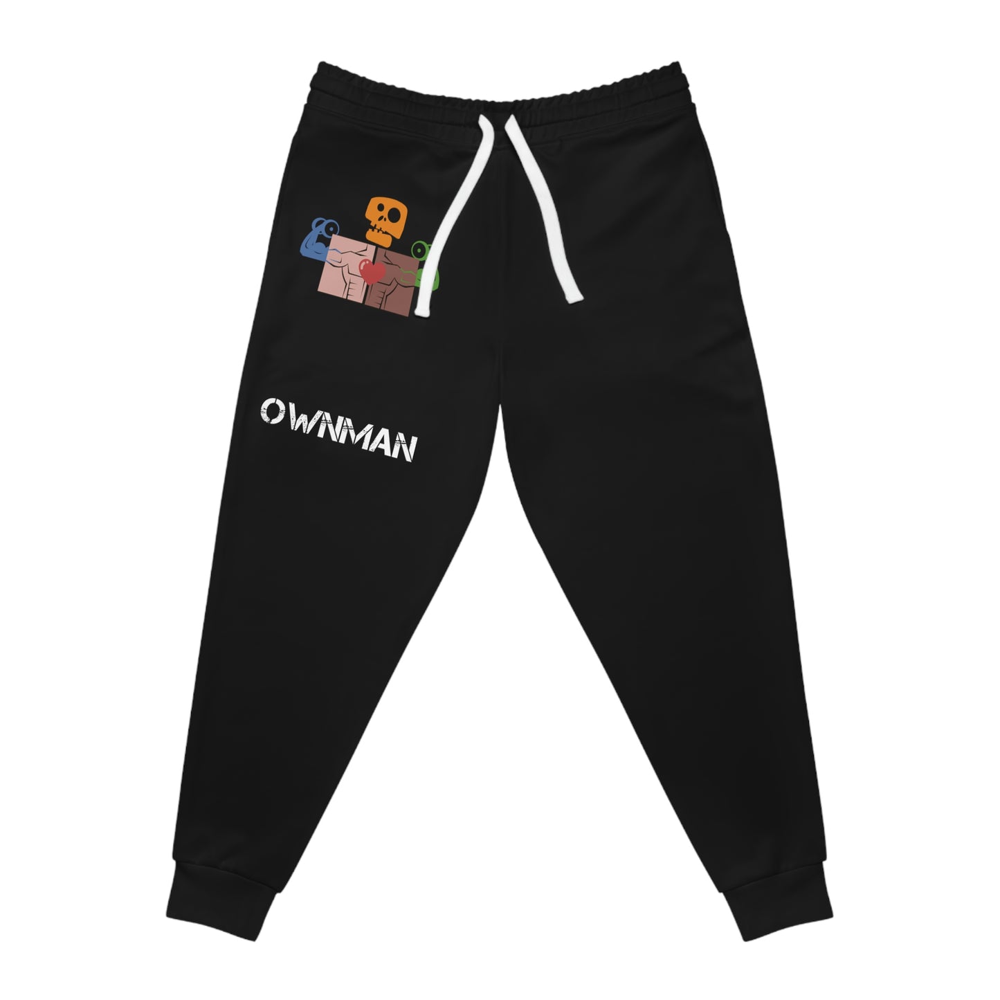 OWN MAN - Athletic Joggers Black